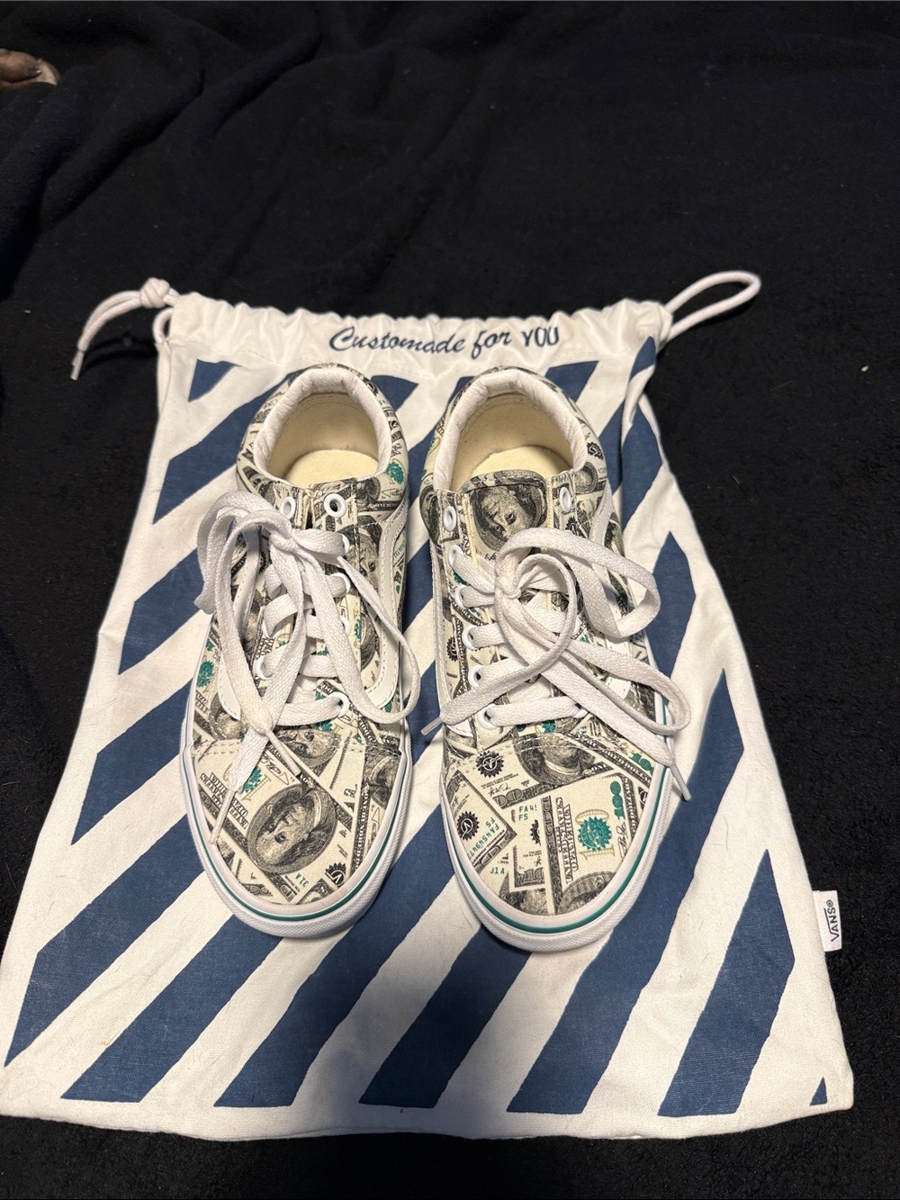 Vans Money-Print Canvas Sneakers